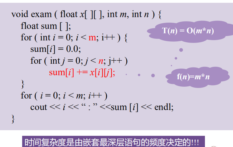 时间复杂度1